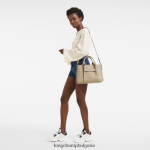 бежово Жени 3d чанта чанти Longchamp 6084PZ177 - Image 2