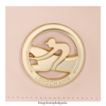 бледо розово Жени портмоне за монети box-trot с презрамка кожени изделия Longchamp 6084PZ519 - Image 5