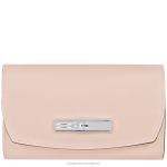 бледо розово Жени портфейл розо кожени изделия Longchamp 6084PZ564