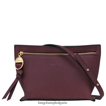 бордо Жени чанта през рамо за пощенска кутия чанти Longchamp 6084PZ307