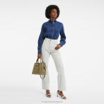 бронз Жени розова чанта чанти Longchamp 6084PZ118 - Image 2