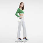 бяло Жени чанта за през рамо epure чанти Longchamp 6084PZ289 - Image 2