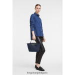 военноморски флот Жени le pliage зелена чанта чанти Longchamp 6084PZ190 - Image 2