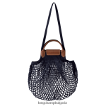 военноморски флот Жени le pliage filet mesh bag чанти Longchamp 6084PZ5 - Image 4