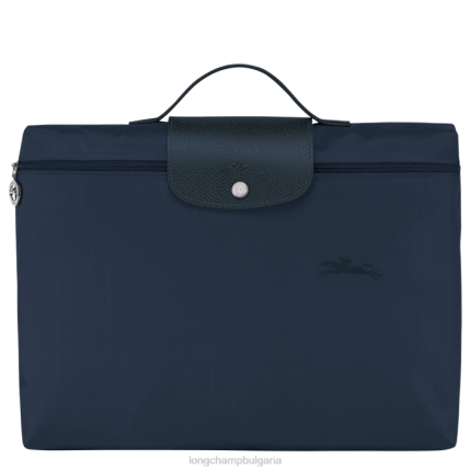 военноморски флот мъже зелена папка за документи le pliage чанти Longchamp 6084PZ496