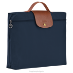 военноморски флот мъже le pliage оригинално куфарче чанти Longchamp 6084PZ488 - Image 3
