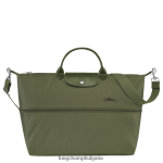 гора Жени зелена пътна чанта le pliage с възможност за разширяване чанти Longchamp 6084PZ801 - Image 5