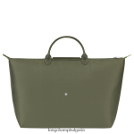 гора Жени зелена пътна чанта le pliage чанти Longchamp 6084PZ787 - Image 4
