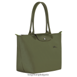 гора Жени зелена чанта le pliage чанти Longchamp 6084PZ403 - Image 3