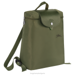 гора Жени le pliage зелена раница чанти Longchamp 6084PZ435 - Image 3