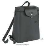 графит Жени le pliage зелена раница чанти Longchamp 6084PZ437 - Image 2