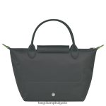 графит Жени le pliage зелена чанта чанти Longchamp 6084PZ189 - Image 4