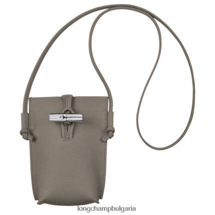 гургулицата Жени калъф за телефон roseau с дантела кожени изделия Longchamp 6084PZ688