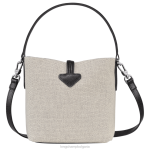 екрю Жени розова чанта тип кофа чанти Longchamp 6084PZ117 - Image 4