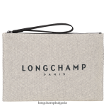 екрю Жени торбичка розо кожени изделия Longchamp 6084PZ681