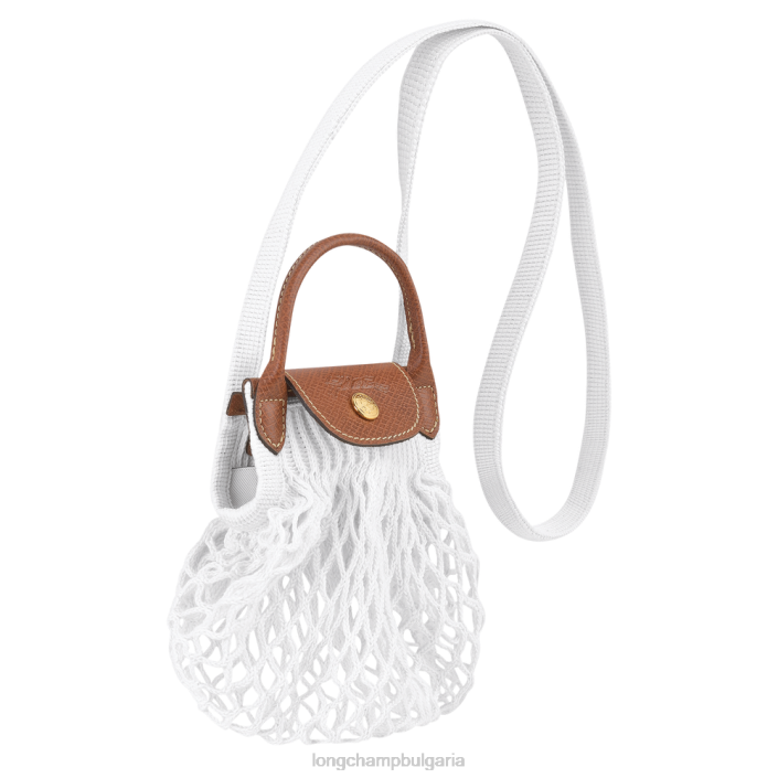 екрю Жени le pliage filet mesh bag кожени изделия Longchamp 6084PZ19 - Image 3