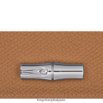 естествено Жени държач за карта Roseau кожени изделия Longchamp 6084PZ637 - Image 3
