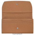 естествено Жени портфейл roseau continental кожени изделия Longchamp 6084PZ588 - Image 2