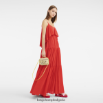 жълто Жени le panier pliage суета чанти Longchamp 6084PZ27 - Image 2