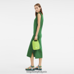зелена светлина Жени торбичка за колекция le pliage кожени изделия Longchamp 6084PZ214 - Image 2