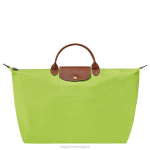 зелена светлина Жени le pliage оригинална чанта за пътуване чанти Longchamp 6084PZ806
