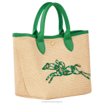 зелено Жени le panier pliage кошница чанта чанти Longchamp 6084PZ61 - Image 3