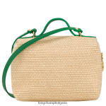 зелено Жени le panier pliage суета чанти Longchamp 6084PZ216 - Image 3