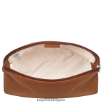 карамел Жени калъф за тоалетни принадлежности le foulonne чанти Longchamp 6084PZ877 - Image 3