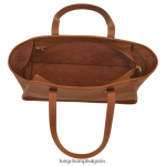 карамел Жени чанта le foulonne чанти Longchamp 6084PZ385 - Image 5