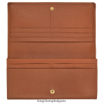 карамел Жени le foulonne континентален портфейл кожени изделия Longchamp 6084PZ610 - Image 2