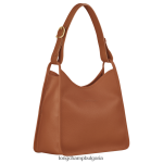 карамел Жени le foulonne скитник чанта чанти Longchamp 6084PZ389 - Image 3