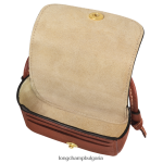 кафяво Жени портмоне за монети epure с кожена дантела кожени изделия Longchamp 6084PZ533 - Image 4
