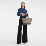 кафяво Жени чанта за пощенска кутия чанти Longchamp 6084PZ172 - Image 2