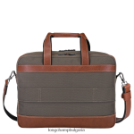 кафяво мъже куфарче Boxford чанти Longchamp 6084PZ1097 - Image 3
