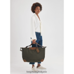 кафяво мъже пътна чанта boxford чанти Longchamp 6084PZ769 - Image 2