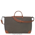 кафяво мъже пътна чанта boxford чанти Longchamp 6084PZ772 - Image 4
