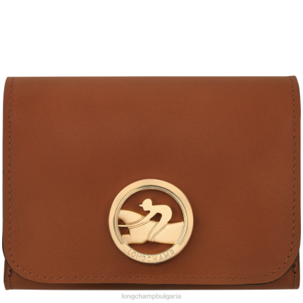 коняк Жени бокс-трот портфейл кожени изделия Longchamp 6084PZ556