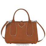 коняк Жени розова чанта чанти Longchamp 6084PZ122 - Image 4