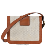 коняк Жени чанта за кръстосано тяло box-trot чанти Longchamp 6084PZ243 - Image 4