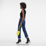 лимон Жени калъф за телефон le pliage xtra с кожена дантела кожени изделия Longchamp 6084PZ719 - Image 2