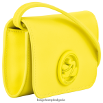 лимон Жени портмоне за монети box-trot с кожена дантела кожени изделия Longchamp 6084PZ514 - Image 3