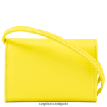 лимон Жени портмоне за монети box-trot с кожена дантела кожени изделия Longchamp 6084PZ514 - Image 4