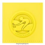 лимон Жени портмоне за монети box-trot с кожена дантела кожени изделия Longchamp 6084PZ514 - Image 5