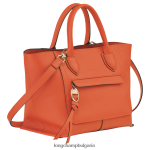 морков Жени чанта за пощенска кутия чанти Longchamp 6084PZ170 - Image 2