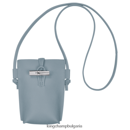 облачно синьо Жени калъф за телефон roseau с дантела кожени изделия Longchamp 6084PZ687