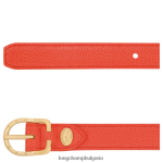 оранжево Жени колан le foulonne аксесоари Longchamp 6084PZ926 - Image 3