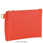 оранжево Жени le foulonne торбичка кожени изделия Longchamp 6084PZ700 - Image 2