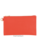 оранжево Жени le foulonne торбичка кожени изделия Longchamp 6084PZ700