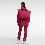 розово мъже пътна чанта / раница чанти Longchamp X D'heygere 6084PZ834 - Image 8