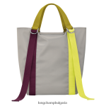 сиво Жени чанта le pliage re-play чанти Longchamp 6084PZ49 - Image 4